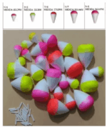 Boias Pesca Lambari Colorida N°8- C/100 - Imagem 4