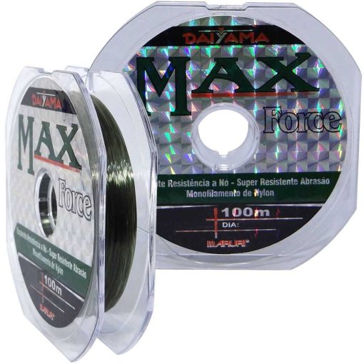 Linha De Pesca Nylon Max Force 0,33mm – 100m