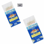 KIT 2 CARTELAS SABIKI SM-6H618 MARINE SPORTS N° 10, 12