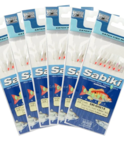 KIT 2 CARTELAS SABIKI SM-6H618 MARINE SPORTS N° 10, 12