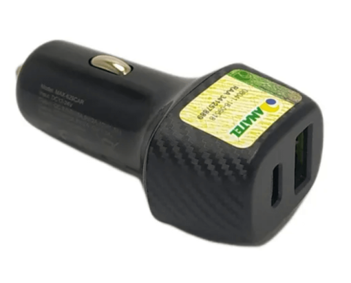 Carregador veicular 629car-18W-USB-USBC